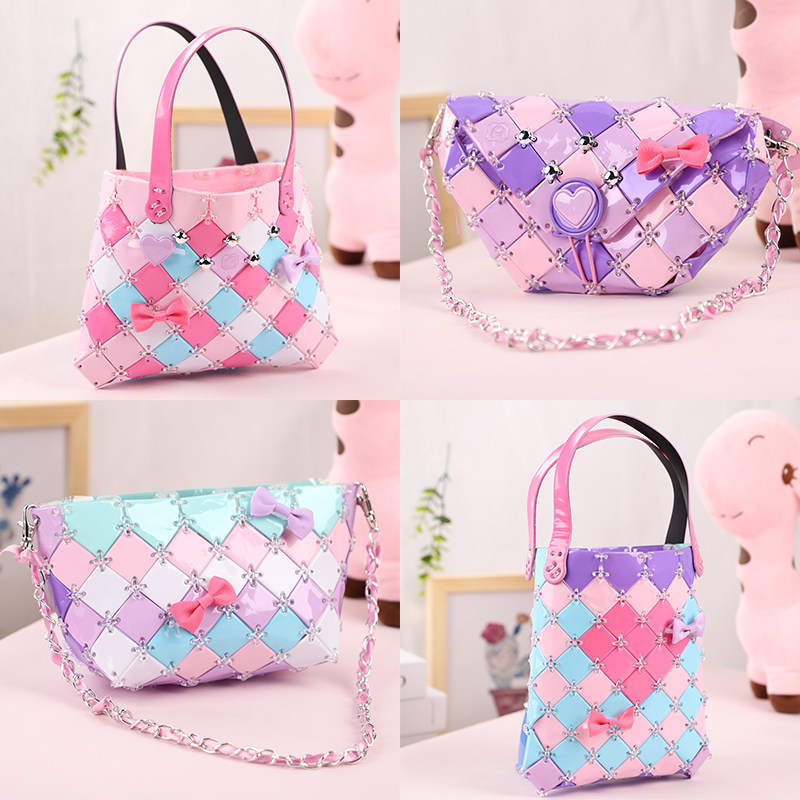 diy手工制8岁女童小学生材料制作手工儿童自制手工创意粘贴类