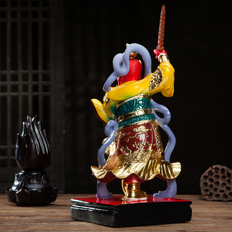 王灵官隆恩树脂供奉护法镇道教真君火神神像雷公摆件