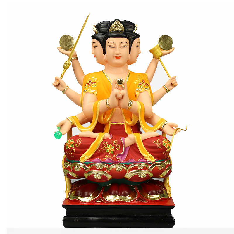 斗母元神像斗姆元君像居家家用人物道教手工斗姥摆件