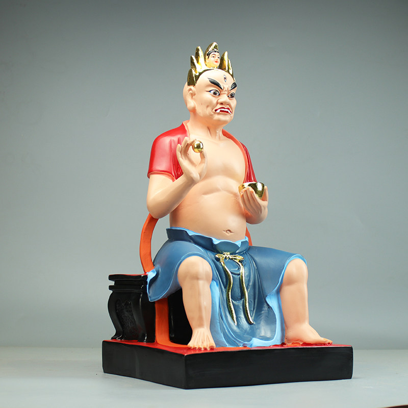 大士面然佛像鬼王菩萨神像普度公家家用手工摆件