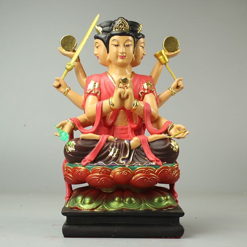 斗母元神像斗姆元君像居家家用人物道教手工斗姥摆件