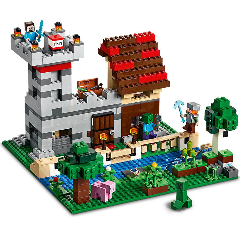 乐高我的世界系列21161建造箱子男孩子拼插积木建构