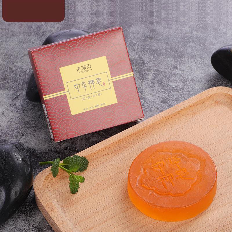 中华神皂正品香皂去除螨虫面部控油手工天然海盐香皂