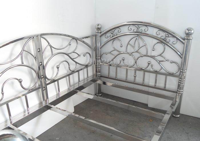 三面床架一米15米双人单双人金属护栏铁艺欧式铁艺