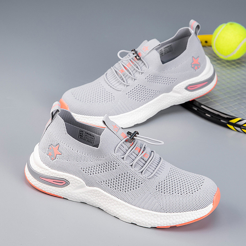 百事祥老年健步夏季新品妈妈透气柔软轻便跑鞋时尚休闲鞋