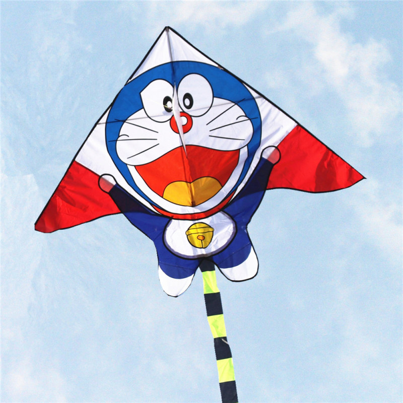 2021春季新款叮当猫哆啦机器猫儿童风筝长尾初学者风筝