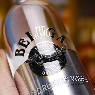 进口俄罗斯伏特加belugavodka白鲸700ml配制鸡尾酒白酒吧