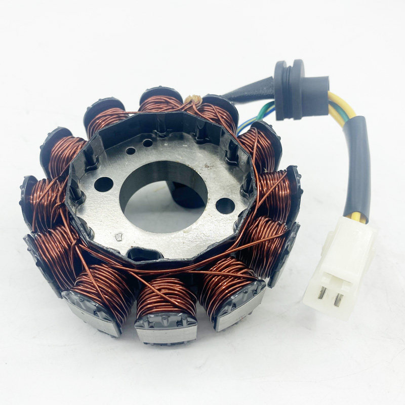 适配五羊本田电喷悍影威领锋领wh150-3b摩托车磁电机磁电机及组件