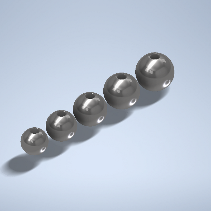 大七不锈钢球形杠铃哑铃片大孔径配重球深健身哑铃