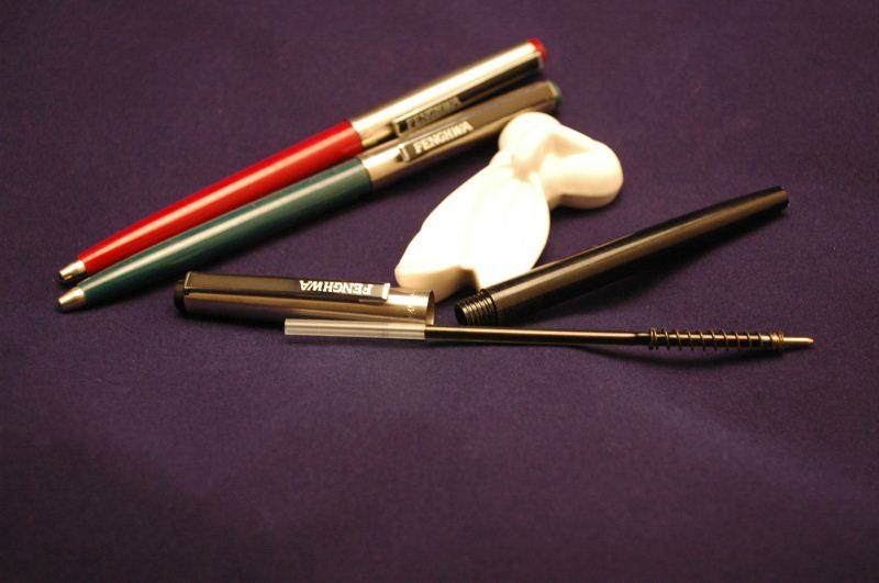 50包丰华按压压出圆珠笔库存全新实物拍摄怀旧经典圆珠笔