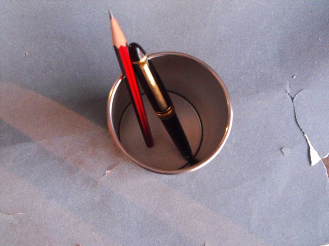 笔筒正品河北开元乐凯高级不锈钢库存怀旧笔插笔插