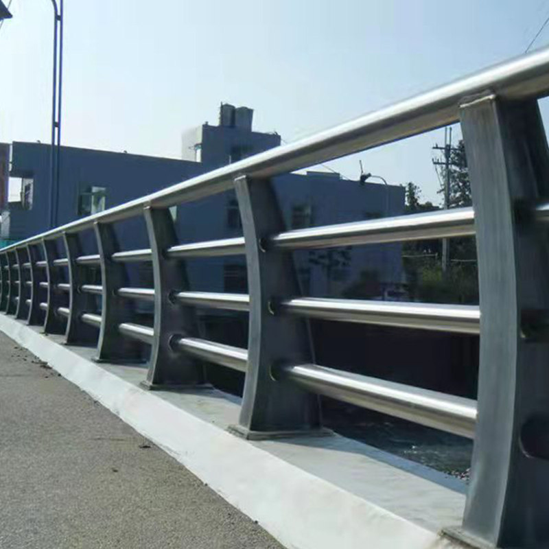 不锈钢桥梁防撞护栏河道景观景观灯灯光高架桥隔离护栏