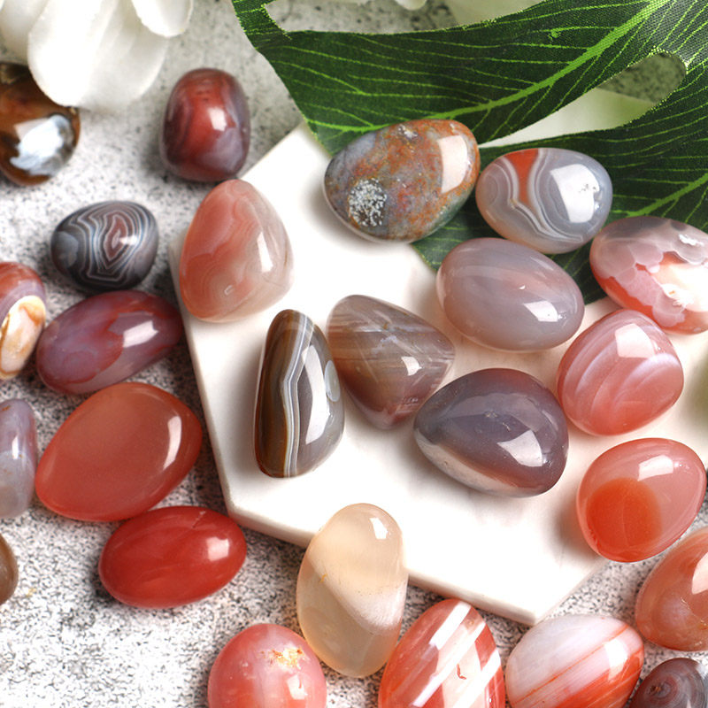 彩色石子雨花石原石五彩石多肉植物铺面小石子包邮鹅卵石天然清仓