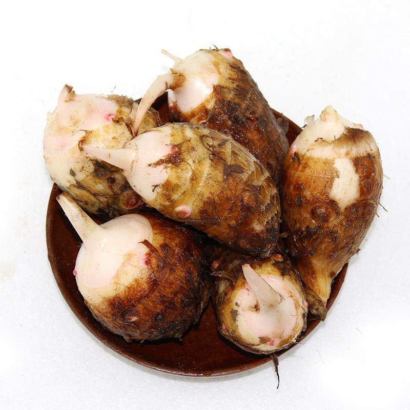 新鲜临安红芽小芋头3斤正宗农家现挖自种奶香毛芋艿特产