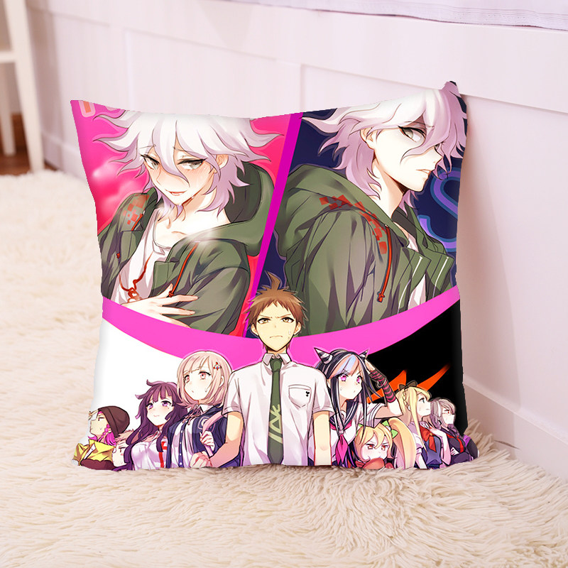 弹丸论破周边抱枕狛枝凪斗雾切动漫画黑白熊同款动漫毛绒