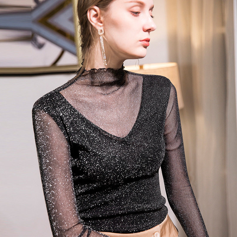 摩登衣服国标交谊舞服跳训练长袖练功舞蹈拉丁舞拉丁舞上装