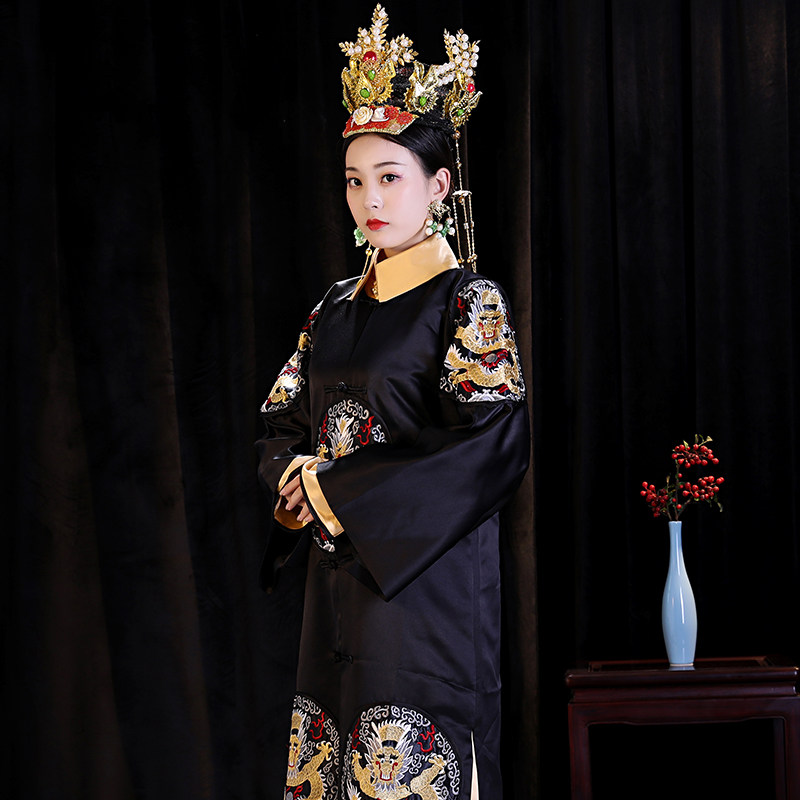 富察皇后同款影视古装清朝贵妃嫔妃格格福晋民族服装