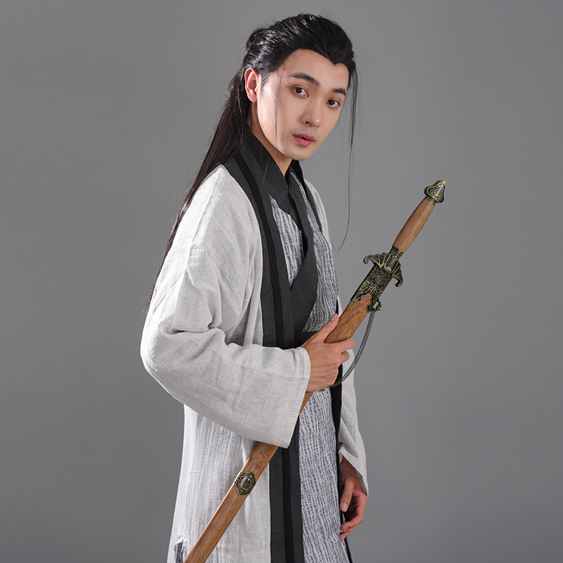 古装客服影视东宫同款棉麻日常汉服侠客剑客民族服装