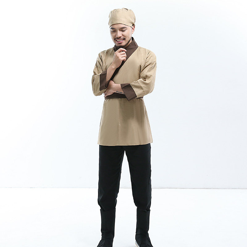 珂卡蝶影影视古装棉麻汉服古代店小二掌柜剧组民族服装