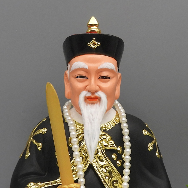 树脂黄天霸天霸黄三爷彩绘神像黄天龙天龙黄天清天清装饰摆件