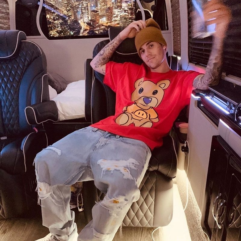 drew笑脸贴布破洞贾斯汀比伯fog高街风直筒潮牌宽松长裤牛仔裤男