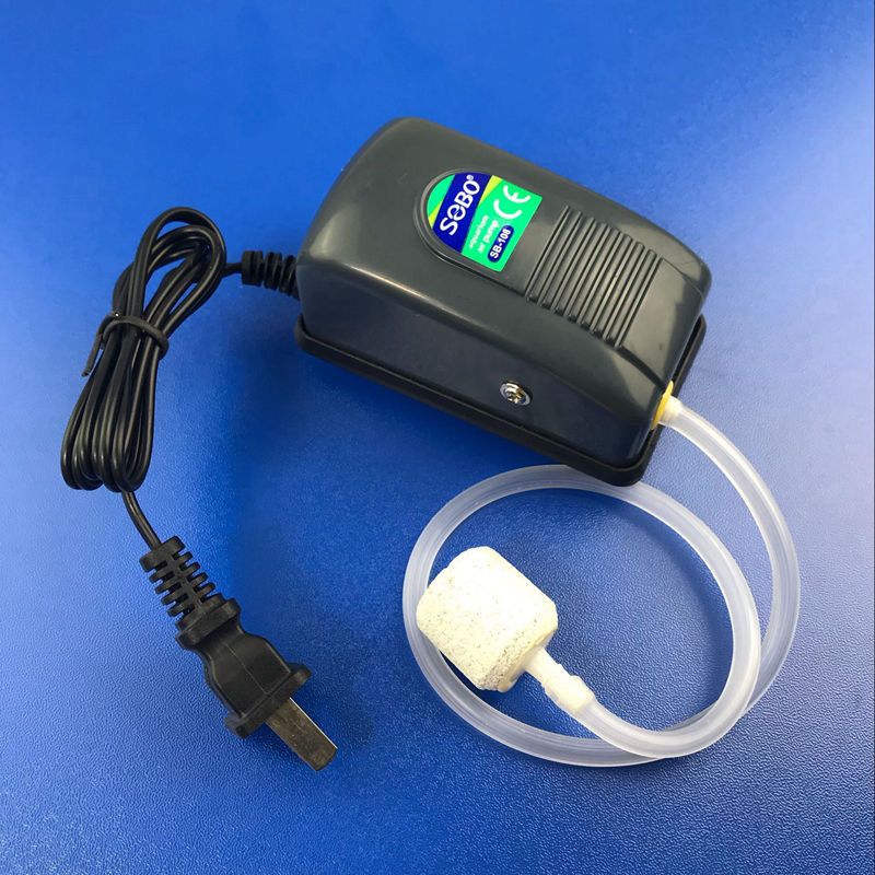 松宝增氧泵鱼缸增氧机养鱼氧气泵静音增氧泵小型家用加氧器氧气管