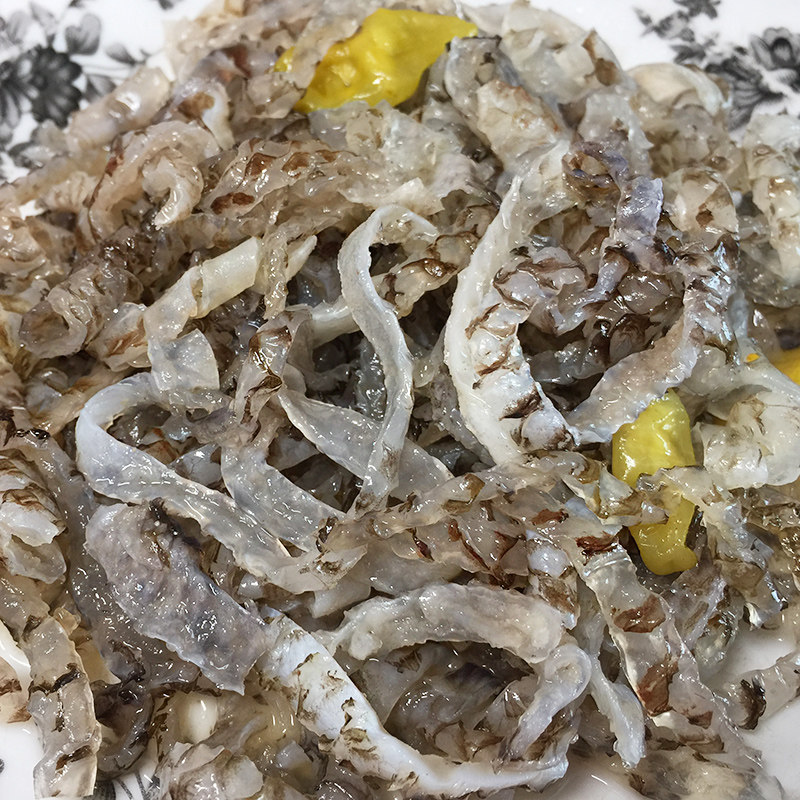 荷味泡椒鱼皮大袋商用开袋即食海鲜凉拌拌菜即食鱼零食