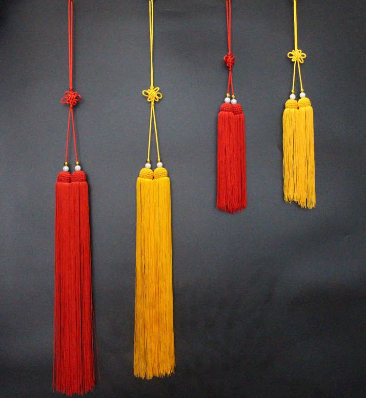 剑穗qc299高档冰丝太极宝剑吊穗古装道具装饰更多剑道配件