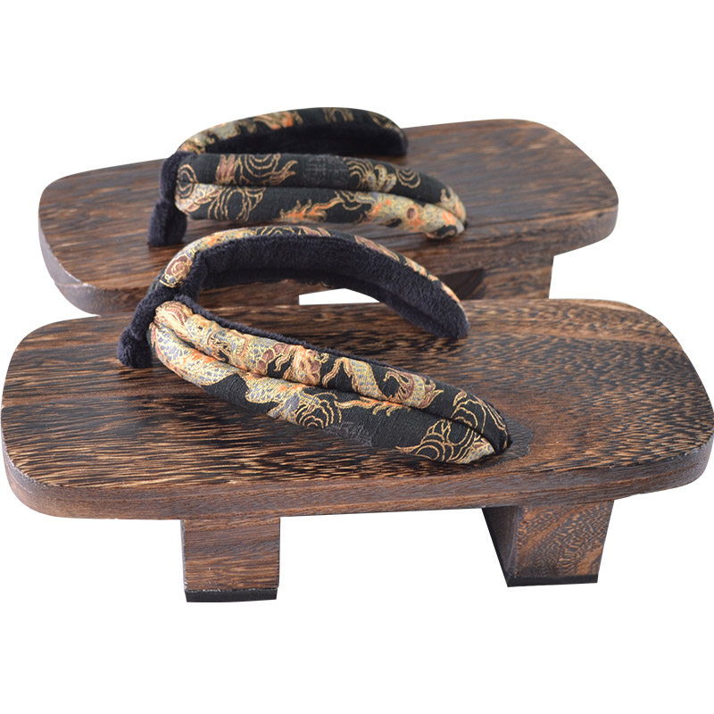 汉晋中式二齿木屐男款拖鞋中国风潮人字高跟人字拖