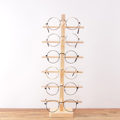 实木眼镜展示架眼镜店收纳架陈列装饰道具太阳镜墨镜支架眼镜架子