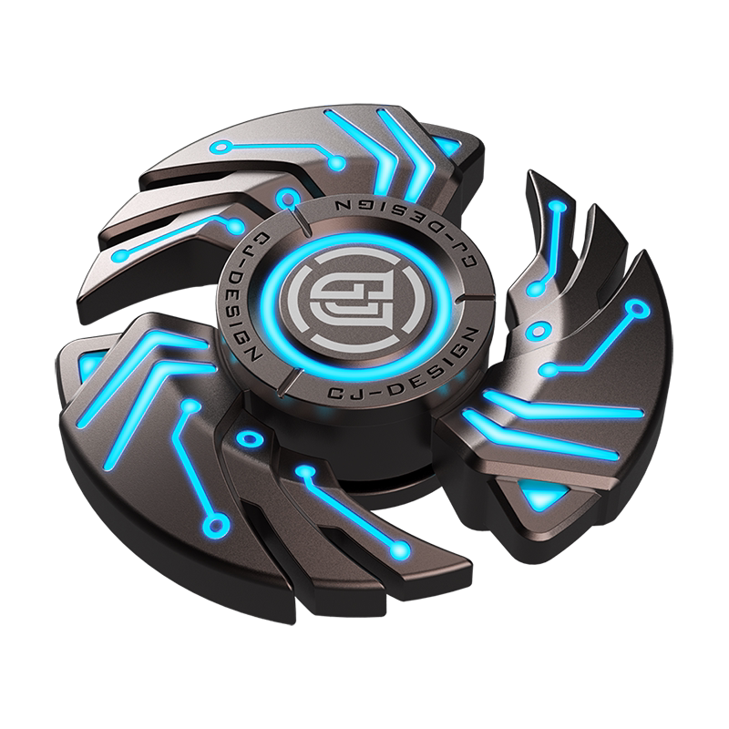 黑科技指尖陀螺限量手指小玩意星空减压解压神器陀螺