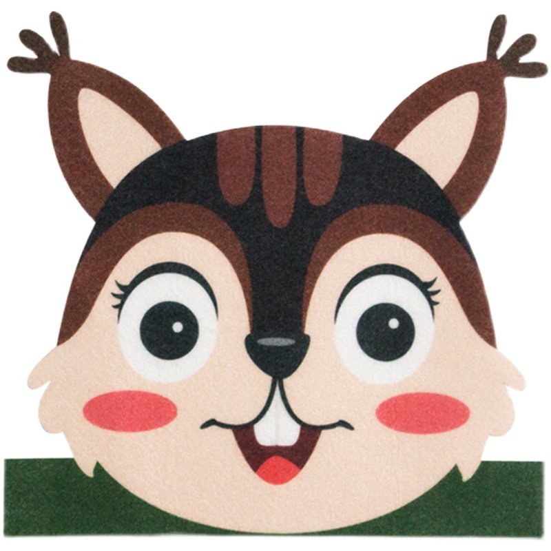 小熊拔牙头饰狐狸松鼠儿童表演动物故事帽子头饰