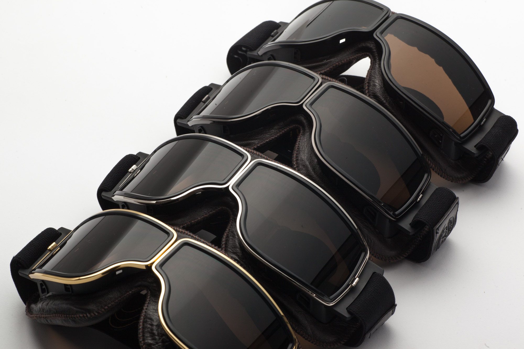 50s深度系列复古哈雷摩托机车飞行员风镜护目镜风镜