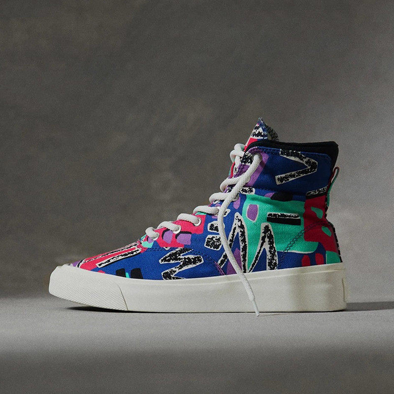 正品匡威converseskidgripfearofgod联名油画运动休闲鞋