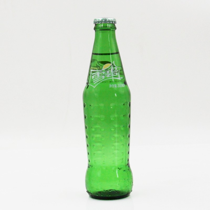 可口可乐玻璃瓶装雪碧碳酸饮料300ml*6瓶