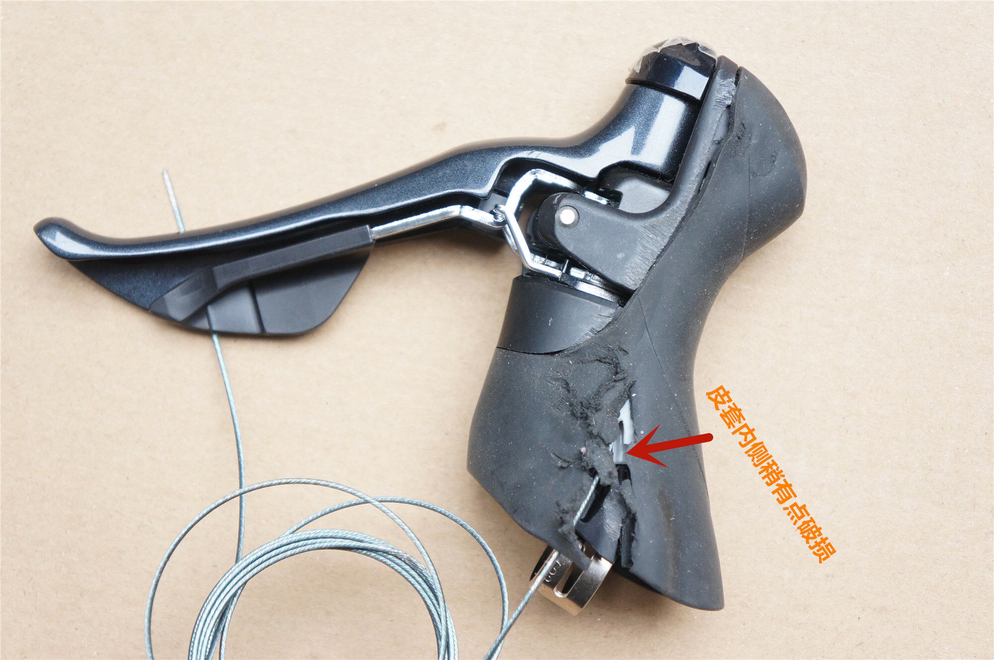 二手shimano禧玛sorast-r3000公路车单右手变速器