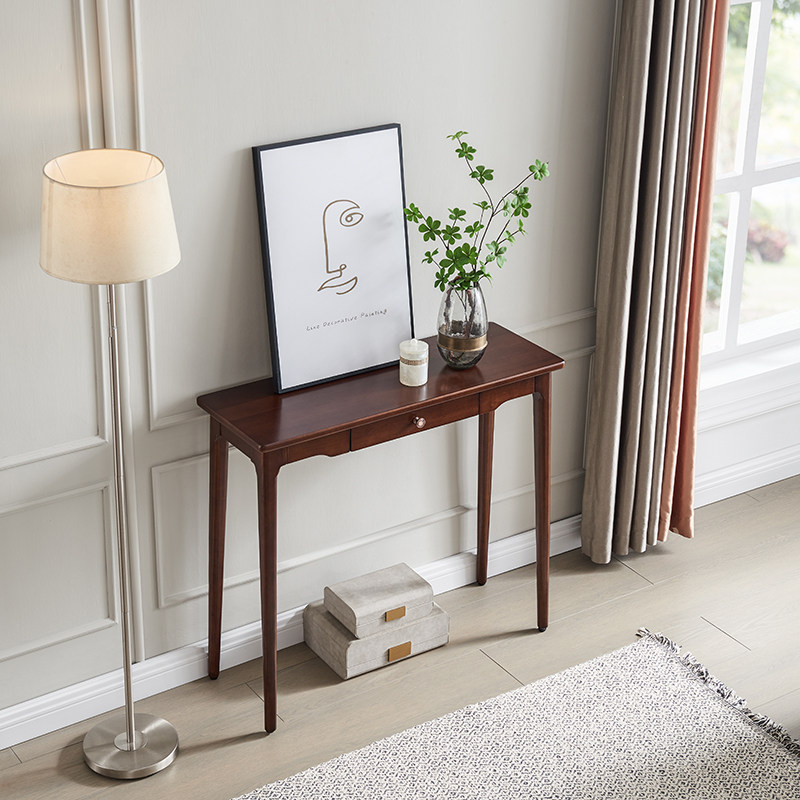 实木玄关桌靠墙边桌长条桌客厅条几