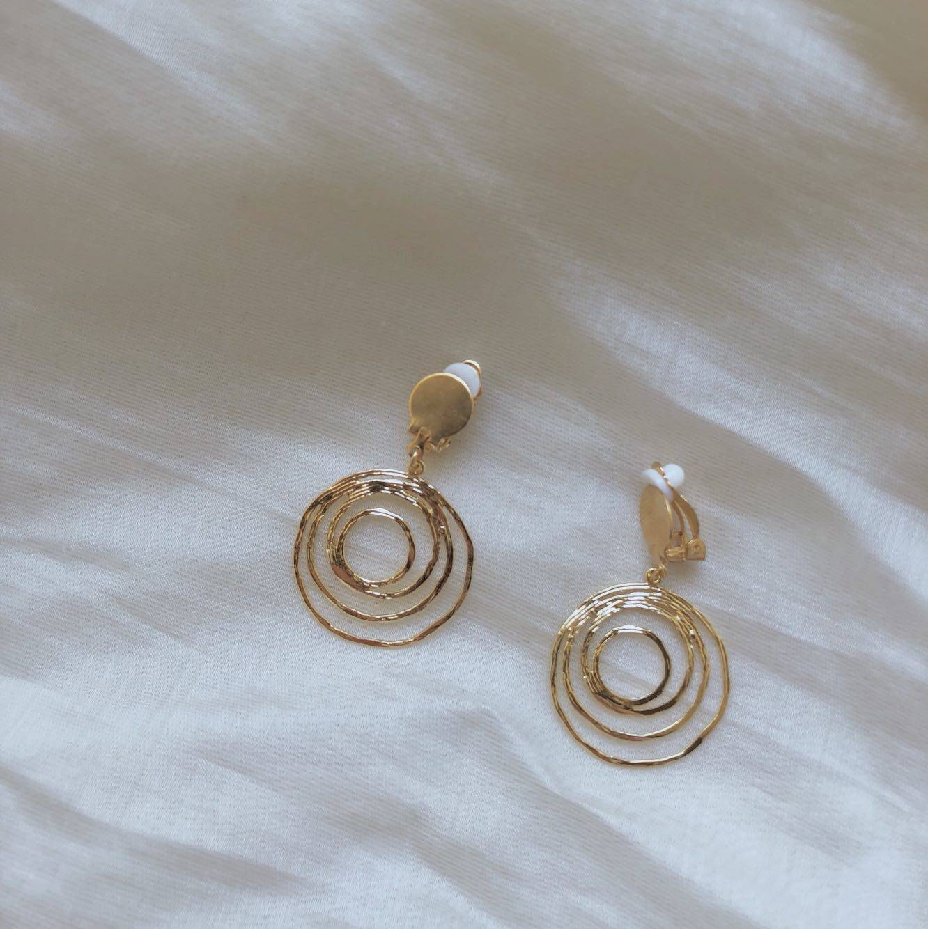 misscat金属线条耳环2020新款不规则气质个性耳环