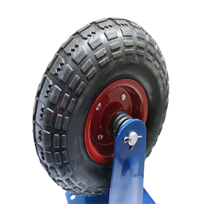 脚轮亿通10寸实心万向3504橡胶手推车重型工业脚轮