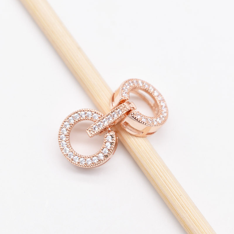 珍珠项链百搭搭扣圆形手链连接接头活扣维修扣