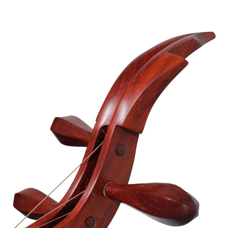 琵琶三弦朗月复古燕尾丁越手工手工制制作红木琵琶