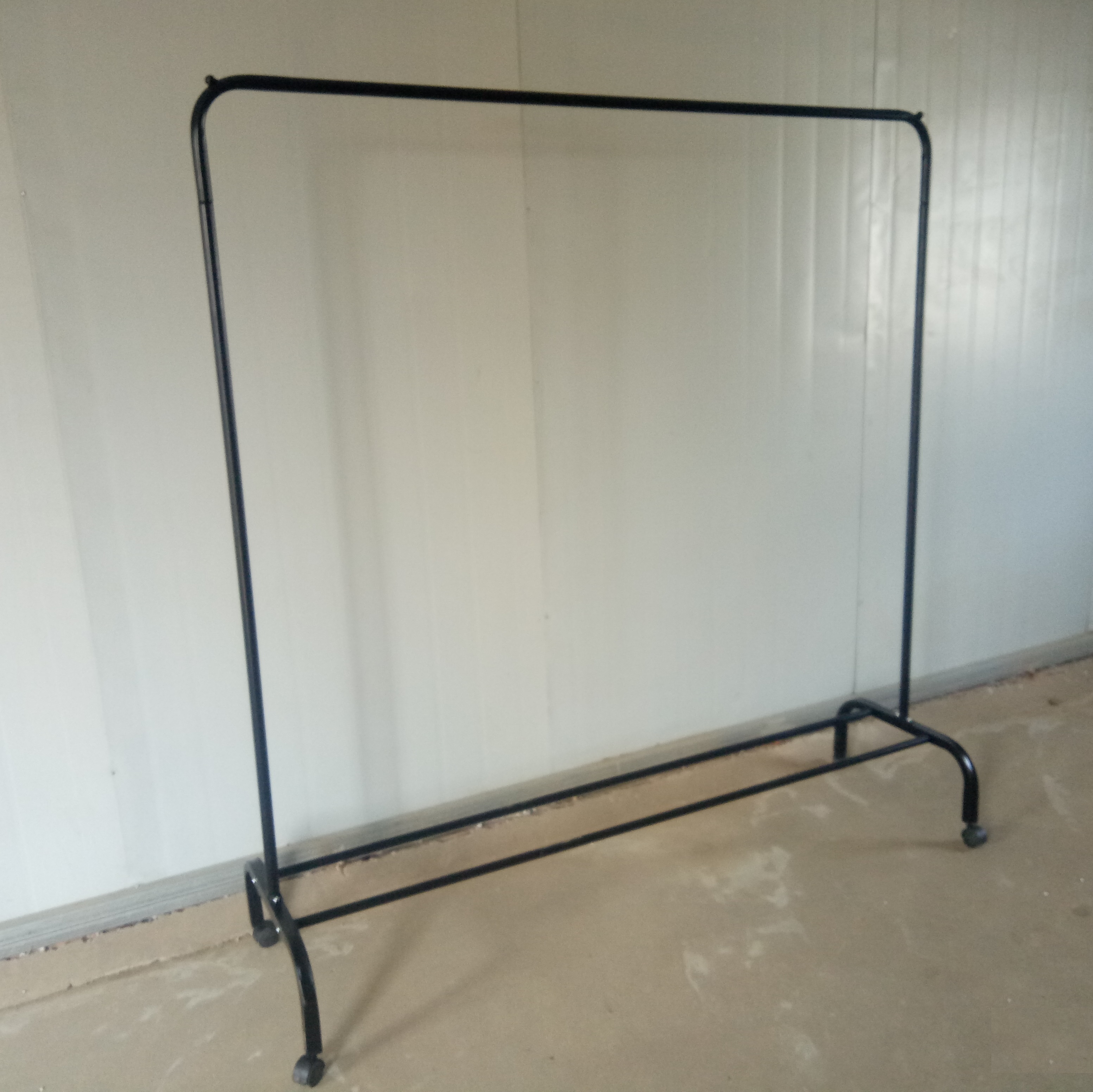 简约现代衣帽架挂衣架卧室晾衣架简易挂衣服架子晒衣架落地单杆式