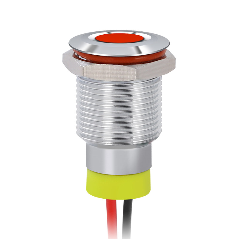 金属指示灯led信号灯380v220v24v12v通用小型防水电源指示灯