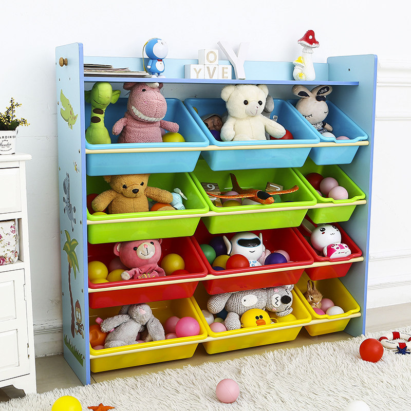 超大儿童玩具收纳柜玩具收纳架整理架玩具储蓄柜幼儿园玩具架书架