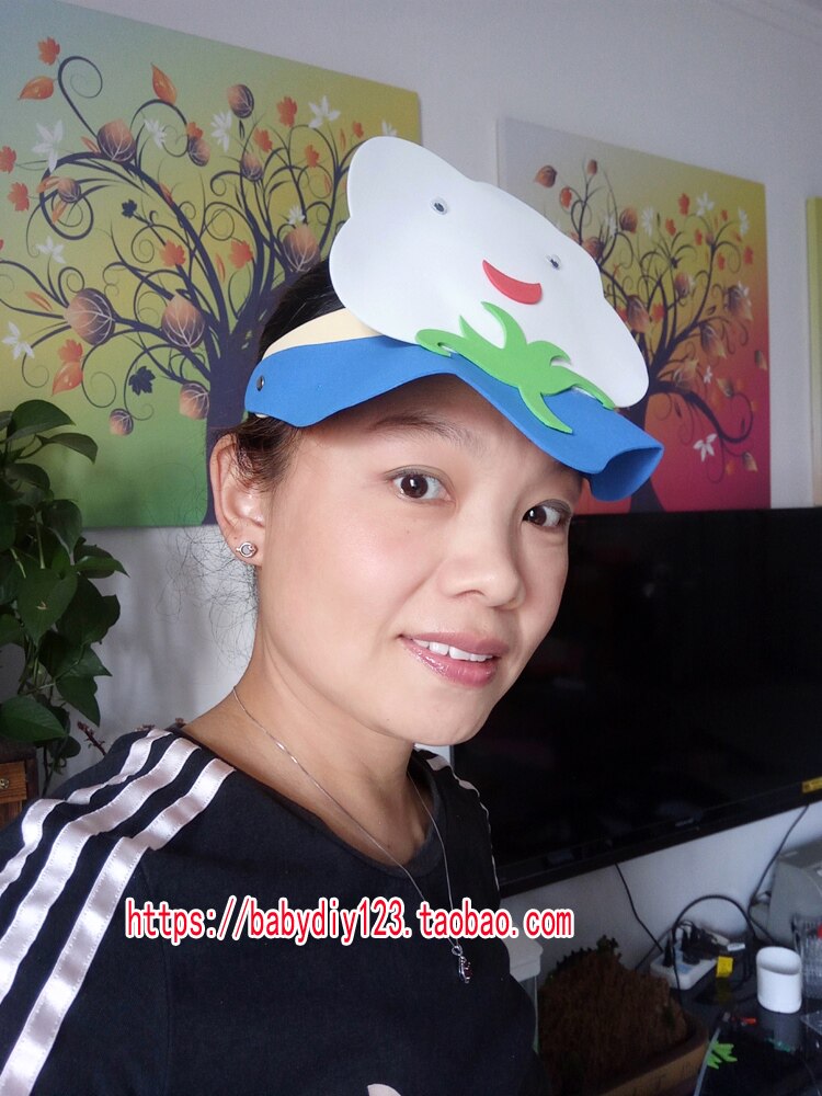 棉花花姑娘动物头饰儿童表演道具幼儿园教学用品头饰