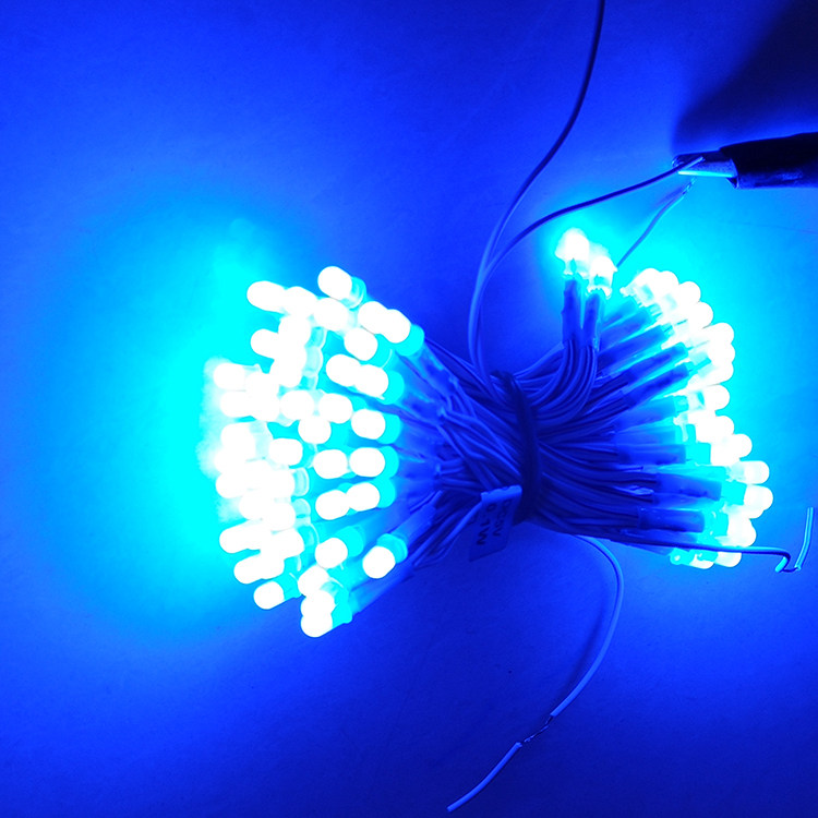 灯珠led电子灯箱穿孔灯外漏灯5mm5v12v广告发光led灯珠