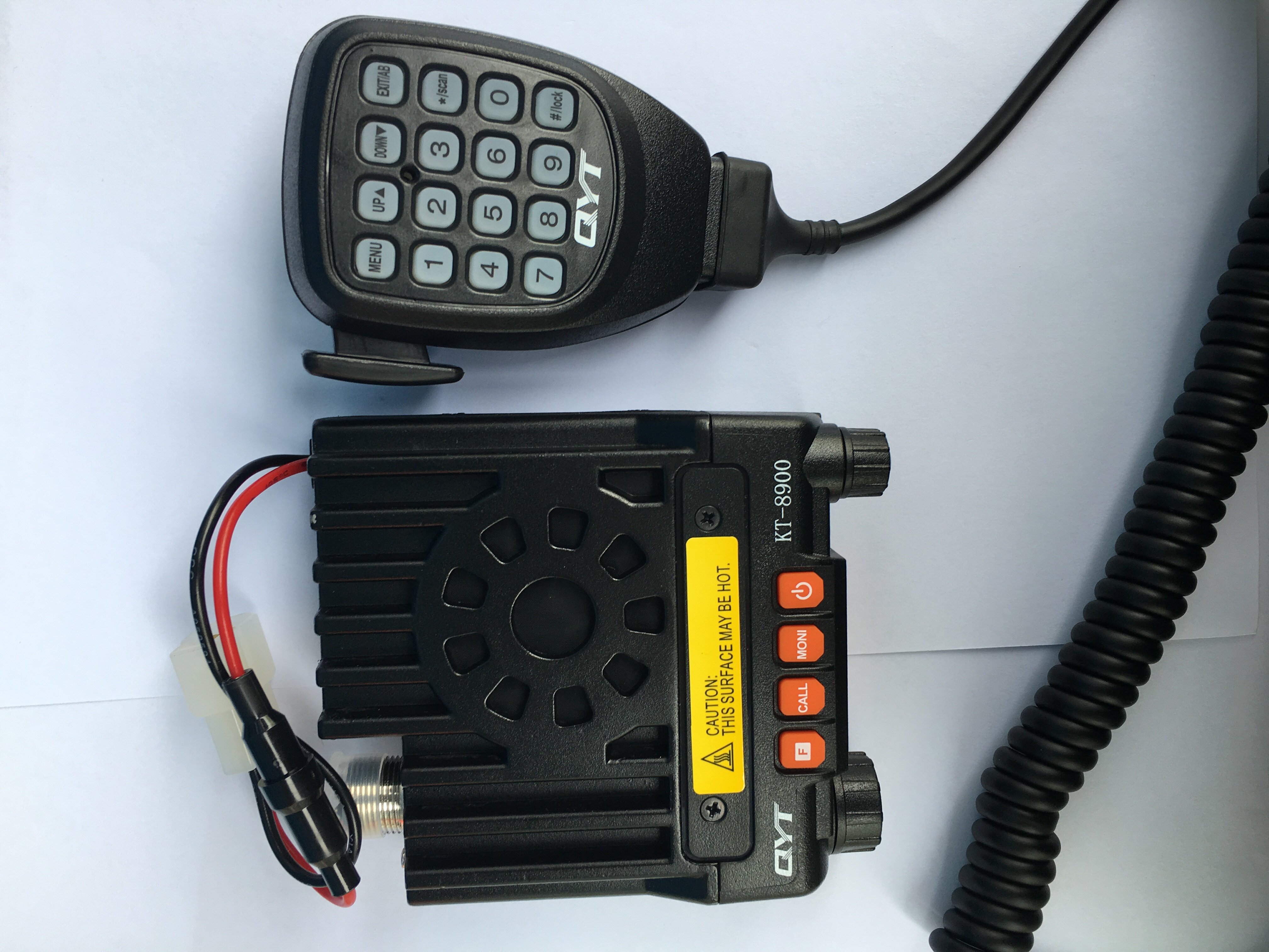 迷你车台小车qyt-kt8900双段大功率车载对讲机uv无线对讲机