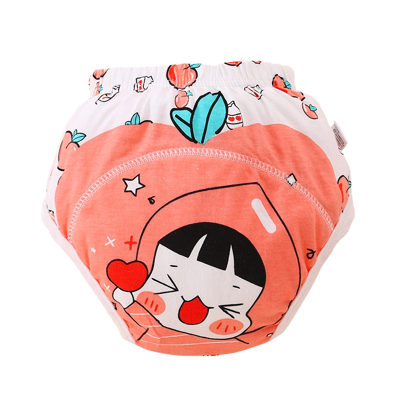 宝宝纯棉内裤男女训练如厕尿布裤兜春夏防漏内裤