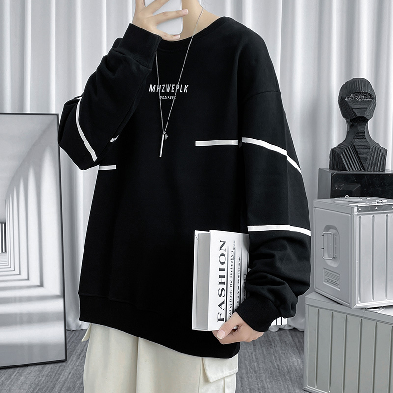 黑暗系hiphop卫衣高街春季潮男穿搭日系国潮oversize长袖休闲外套