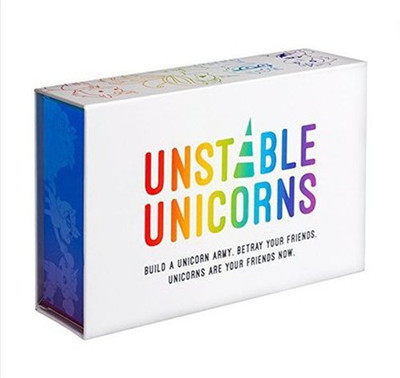 包邮英文unstableunicorns愤怒独角兽桌游卡牌休闲聚会桌游卡牌